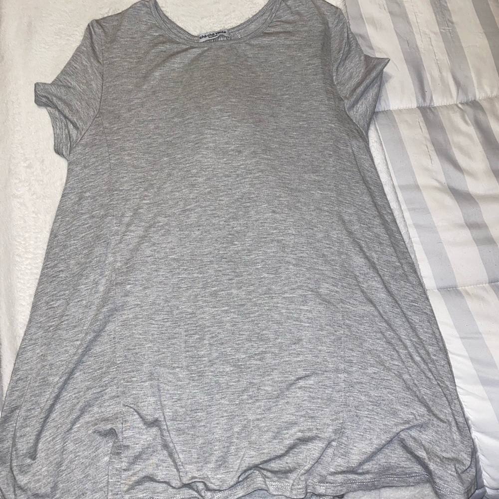 Gray blouse